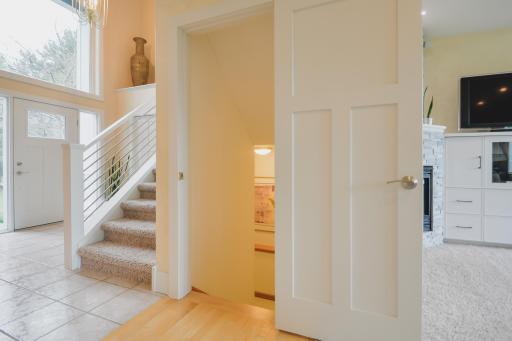 Stairs leading to lower level