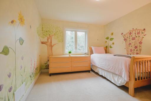 Secondary bedroom located on upper level