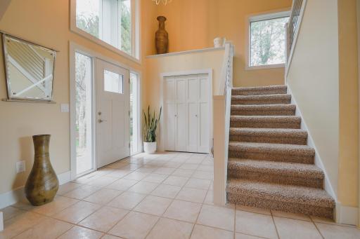 Large entry closet welcomes you home