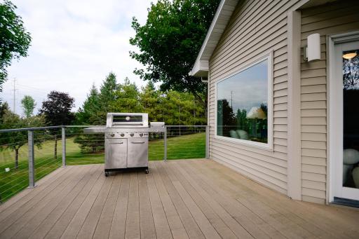 New railings added to maintenance free deck in 2024