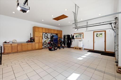 Attached 3 car garage