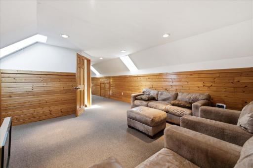 Additional sitting area in upper area of outbuilding