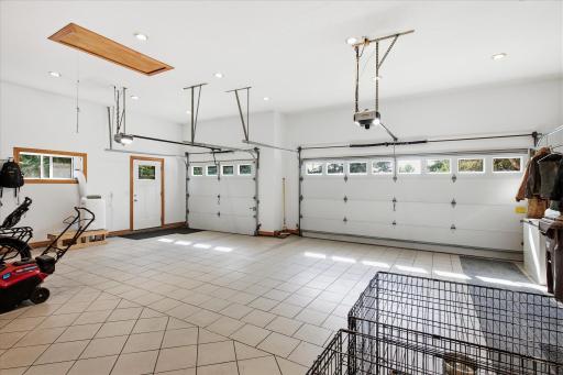 Attached 3 car garage