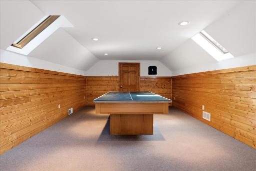 Entertaining space, currently used for pool table