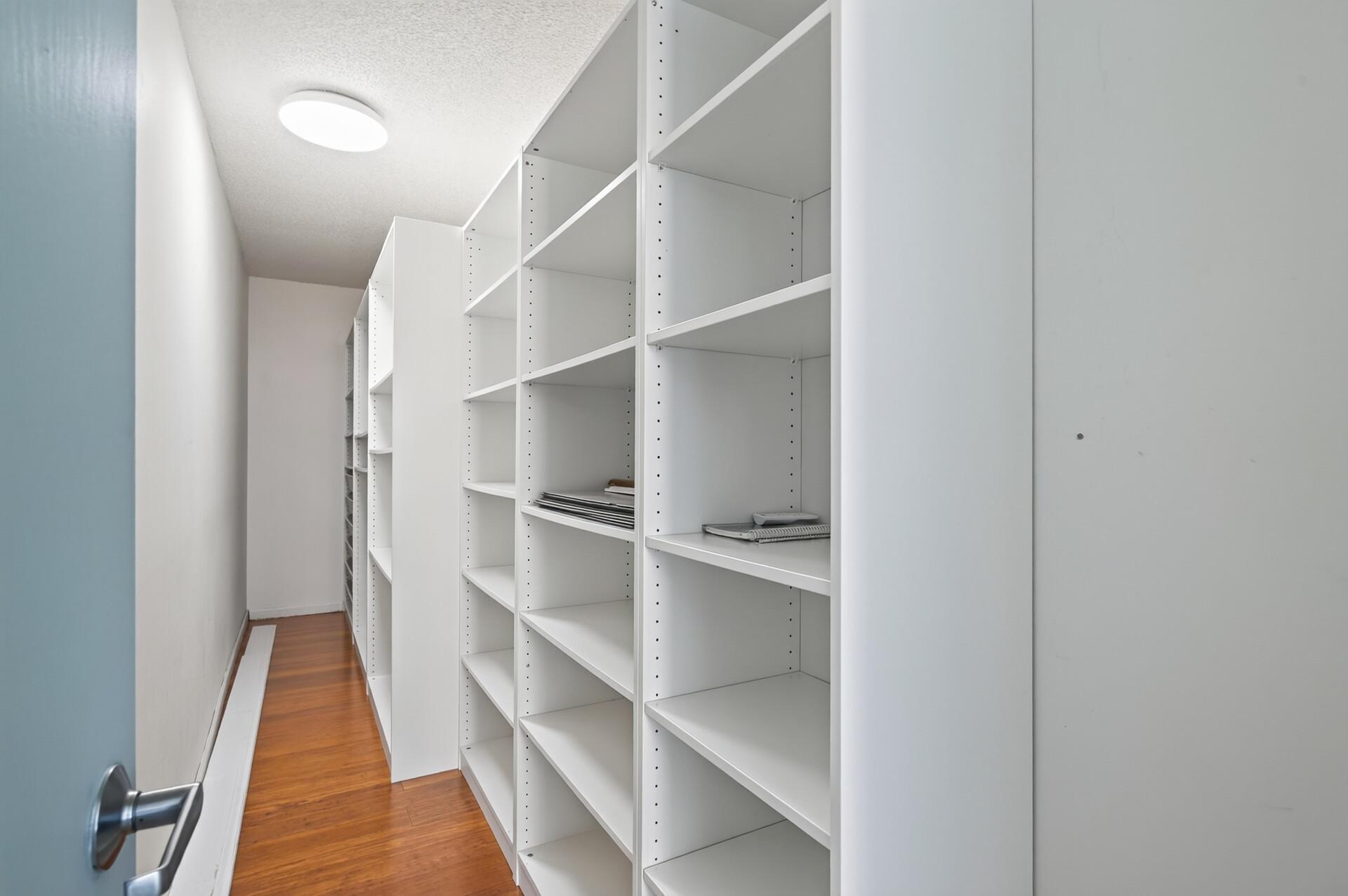 Second Bedroom Closet with Closet System