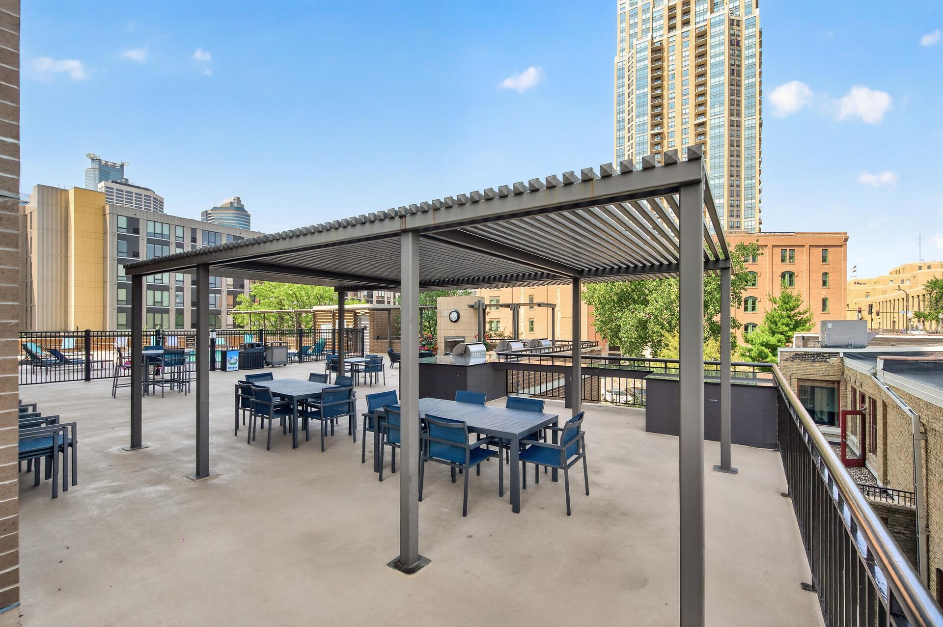 Grill + Dining Area on Pool Deck