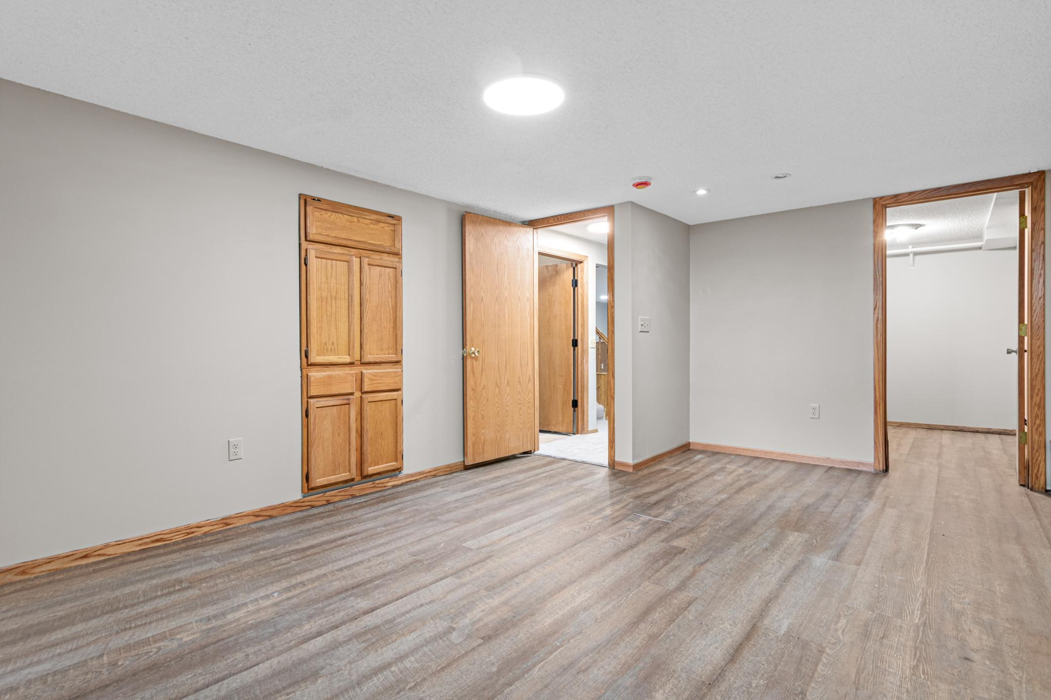Lower level bedroom 4 with walk-in closet