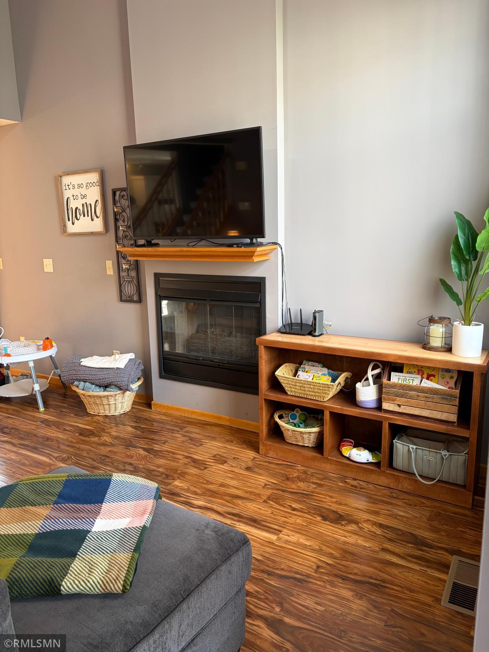 Gas Fireplace area