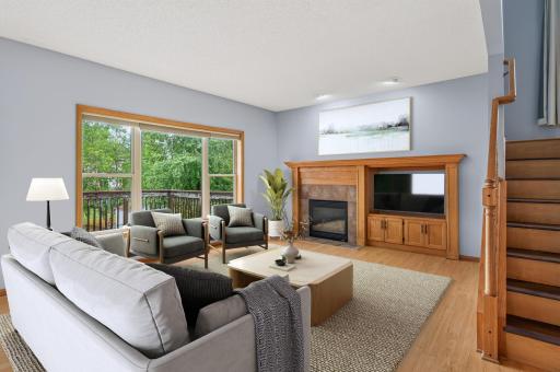 Living Room Virtually Staged