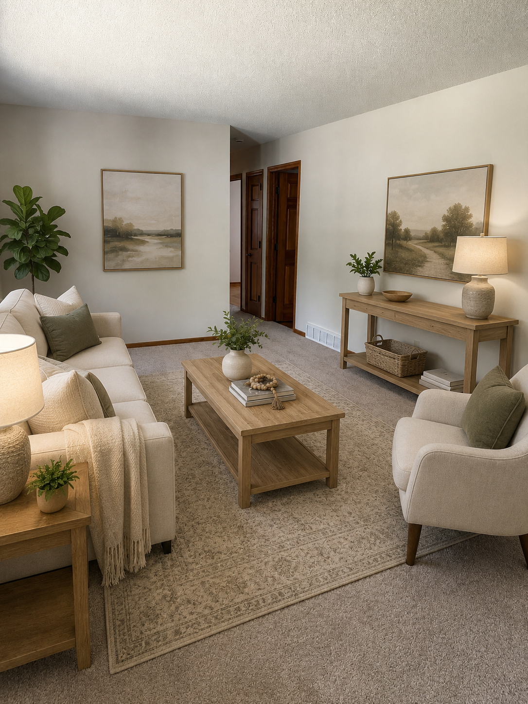 AI generated staging