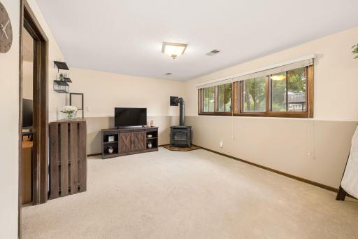 Retreat to the lower level family room for entertaining & relaxing.