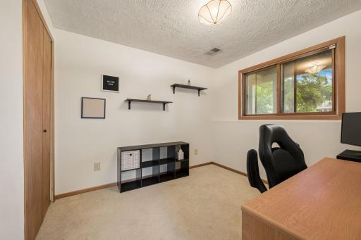Lower level bedroom-great for guest space or in-home office!