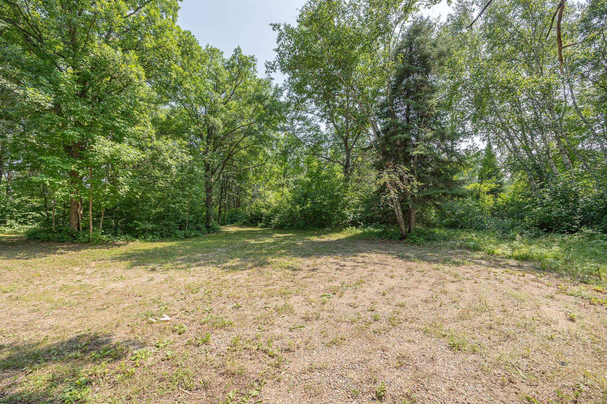 Cleared area for future building or camper site