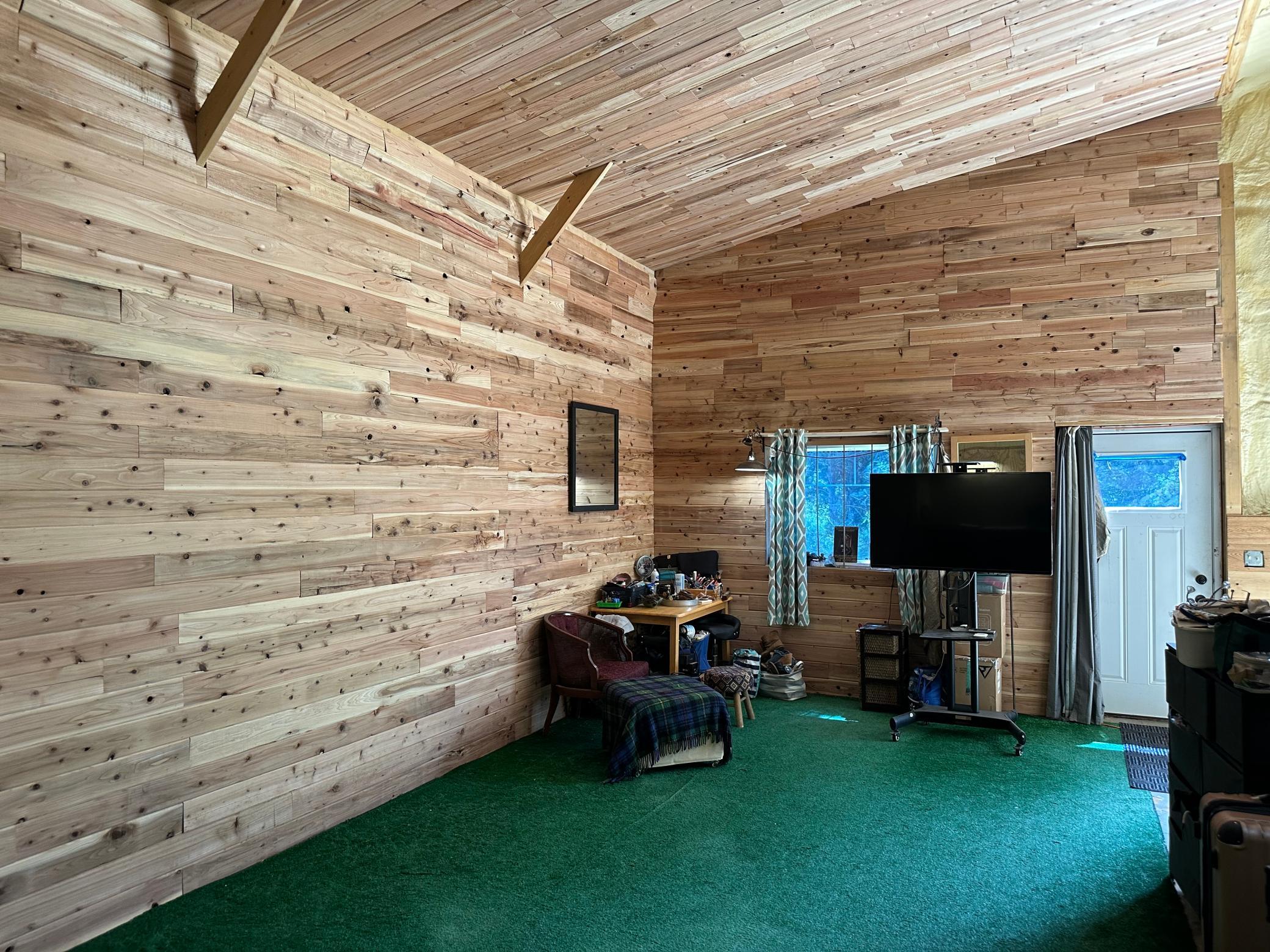 Right side of shed