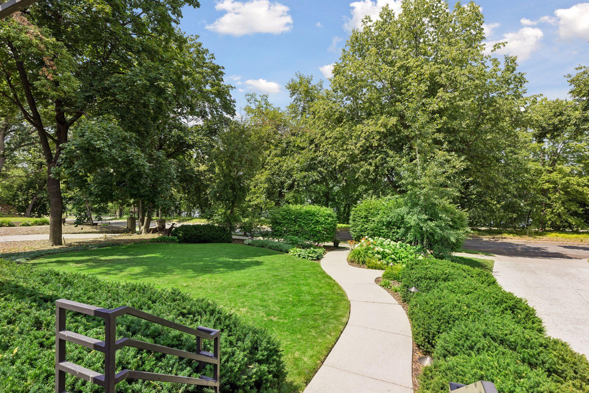 Front yard looking towards Lake Harriet