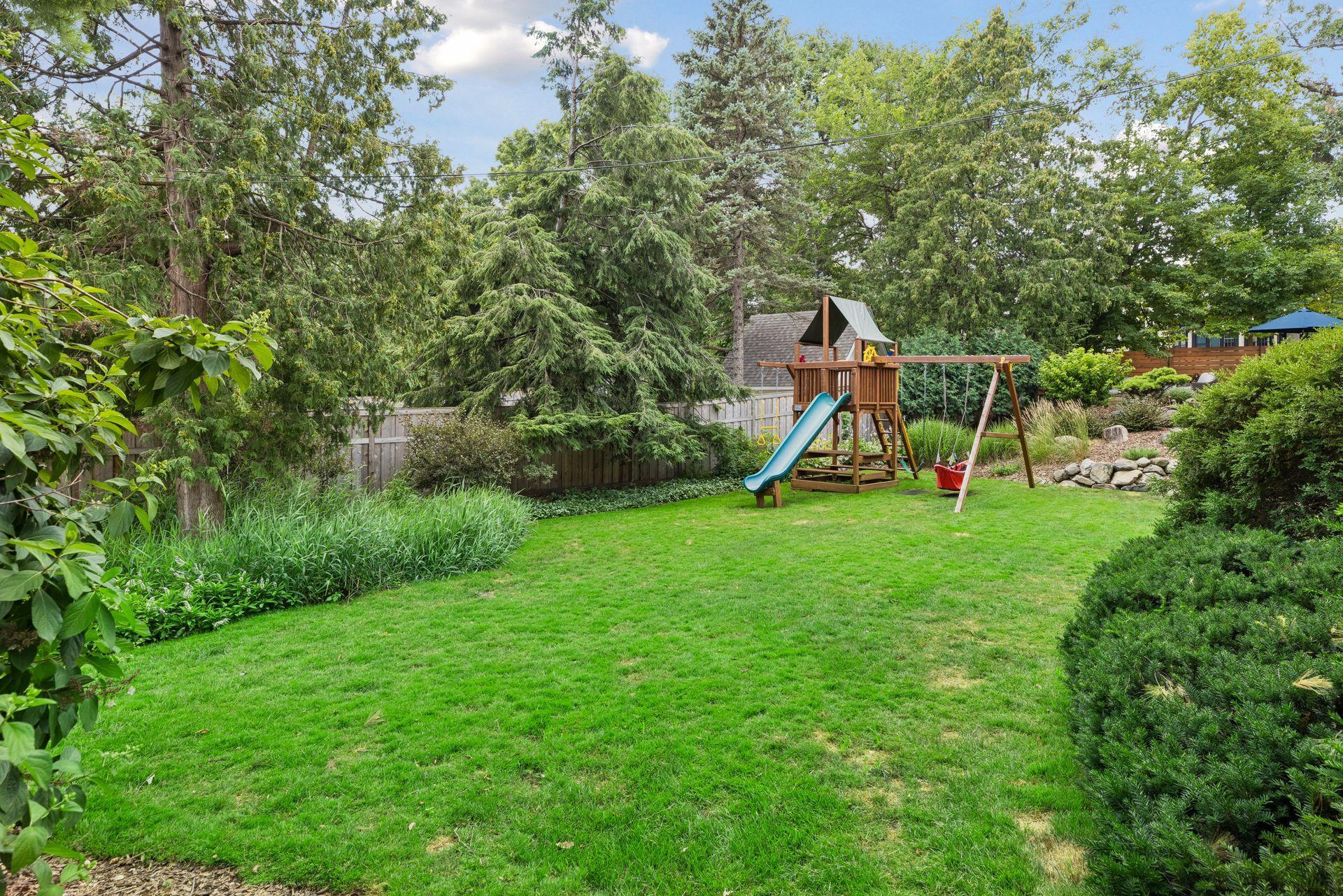 Expansive backyard