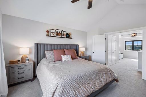 Primary Suite W/ Vaulted Ceilings