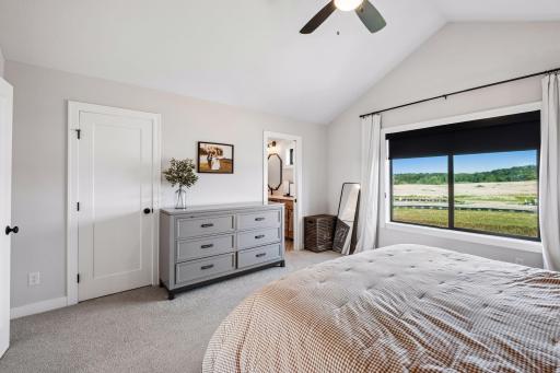 Primary Suite W/ Vaulted Ceilings