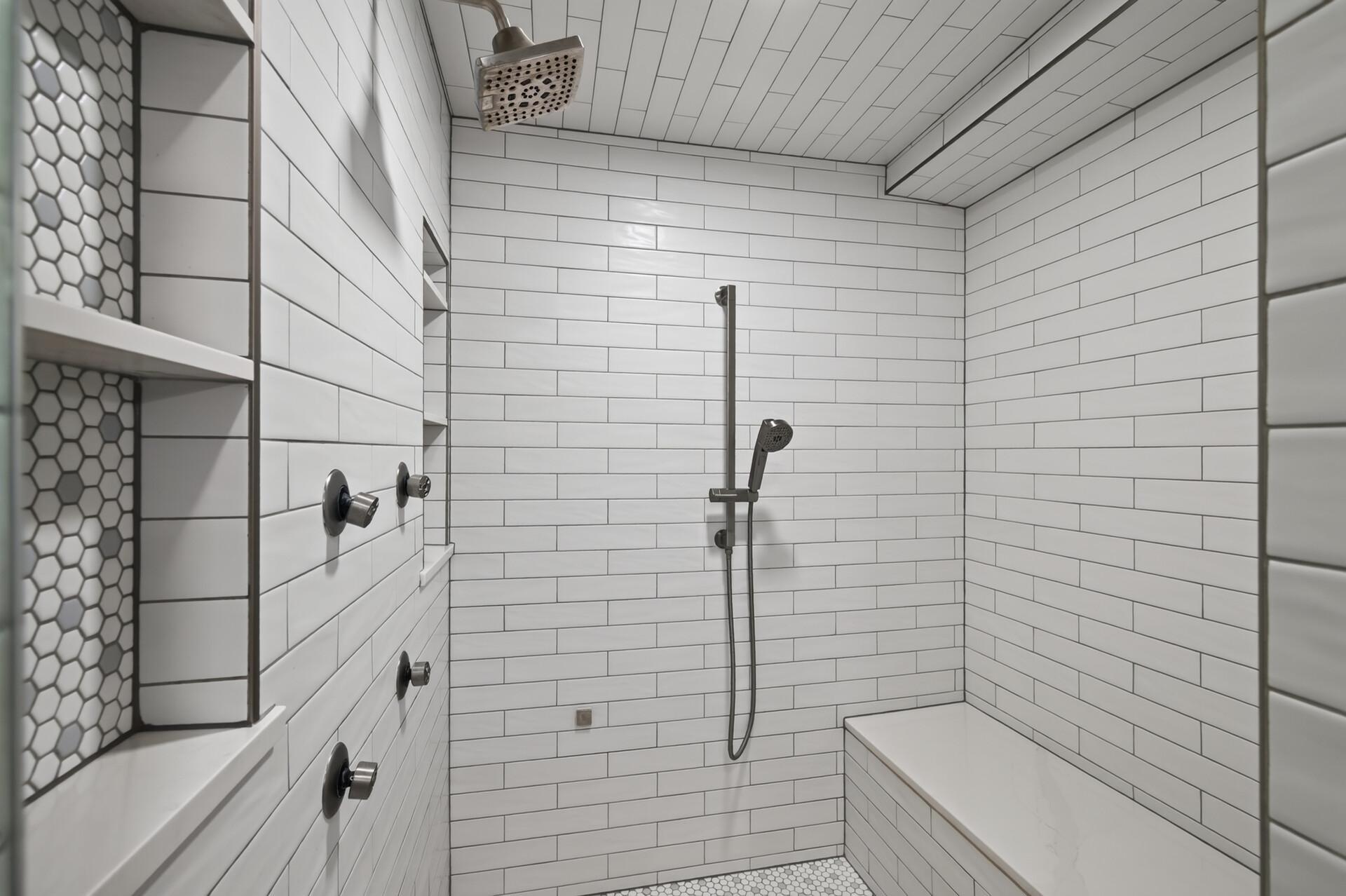 Relax in the steam shower