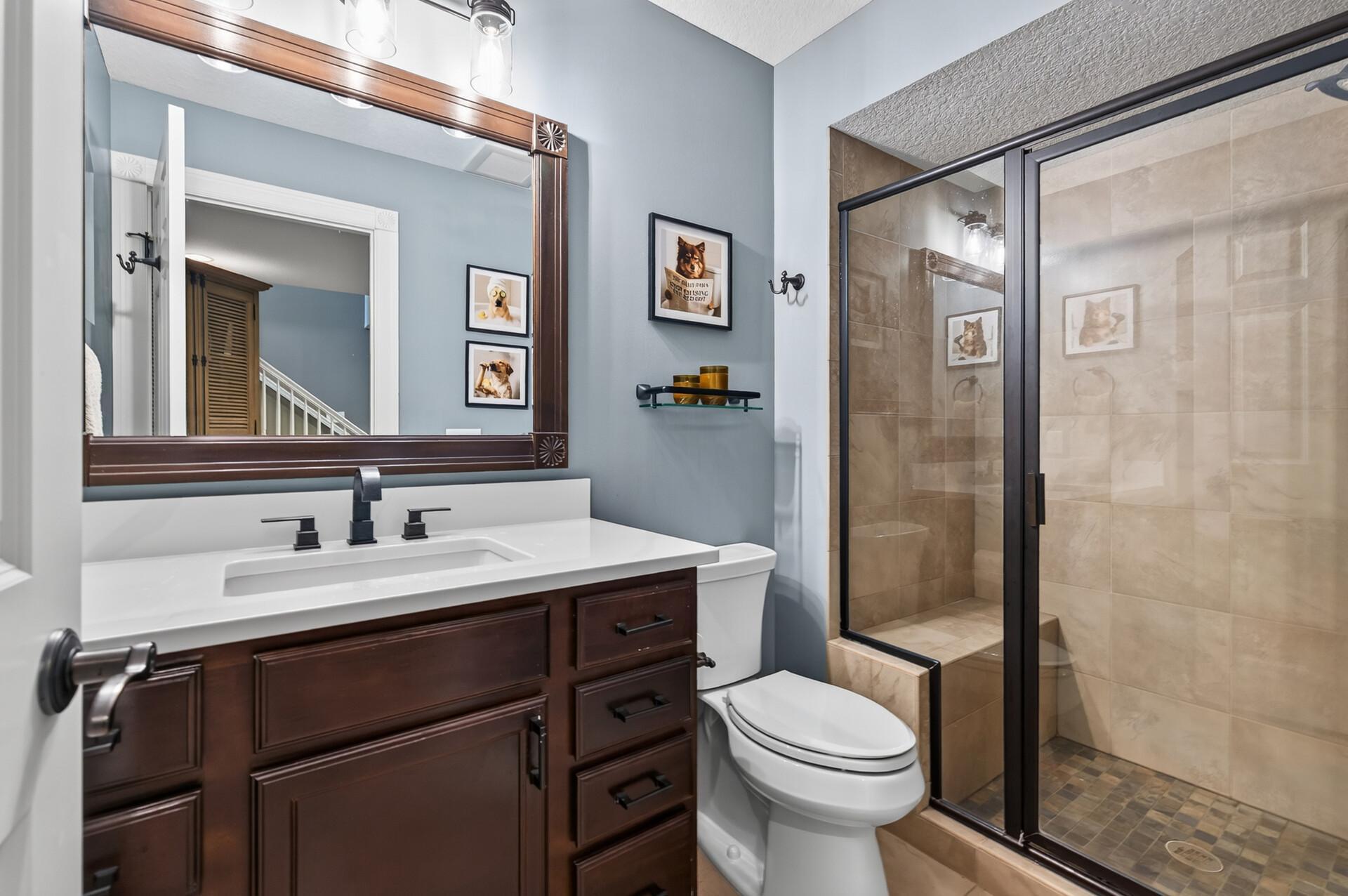 Basement 3/4 bathroom
