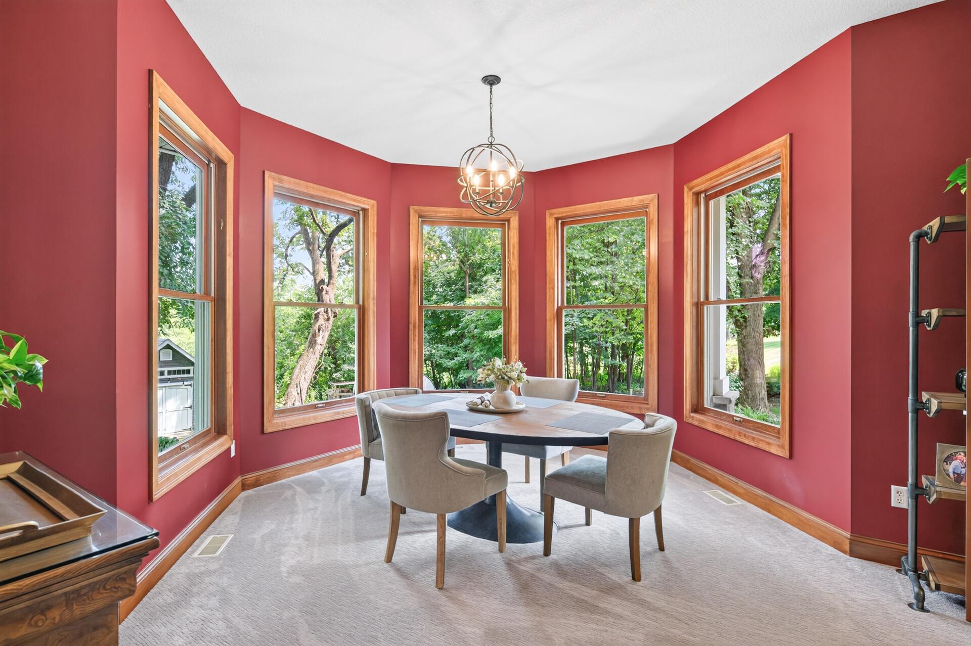 Love the oversized windows overlooking nature