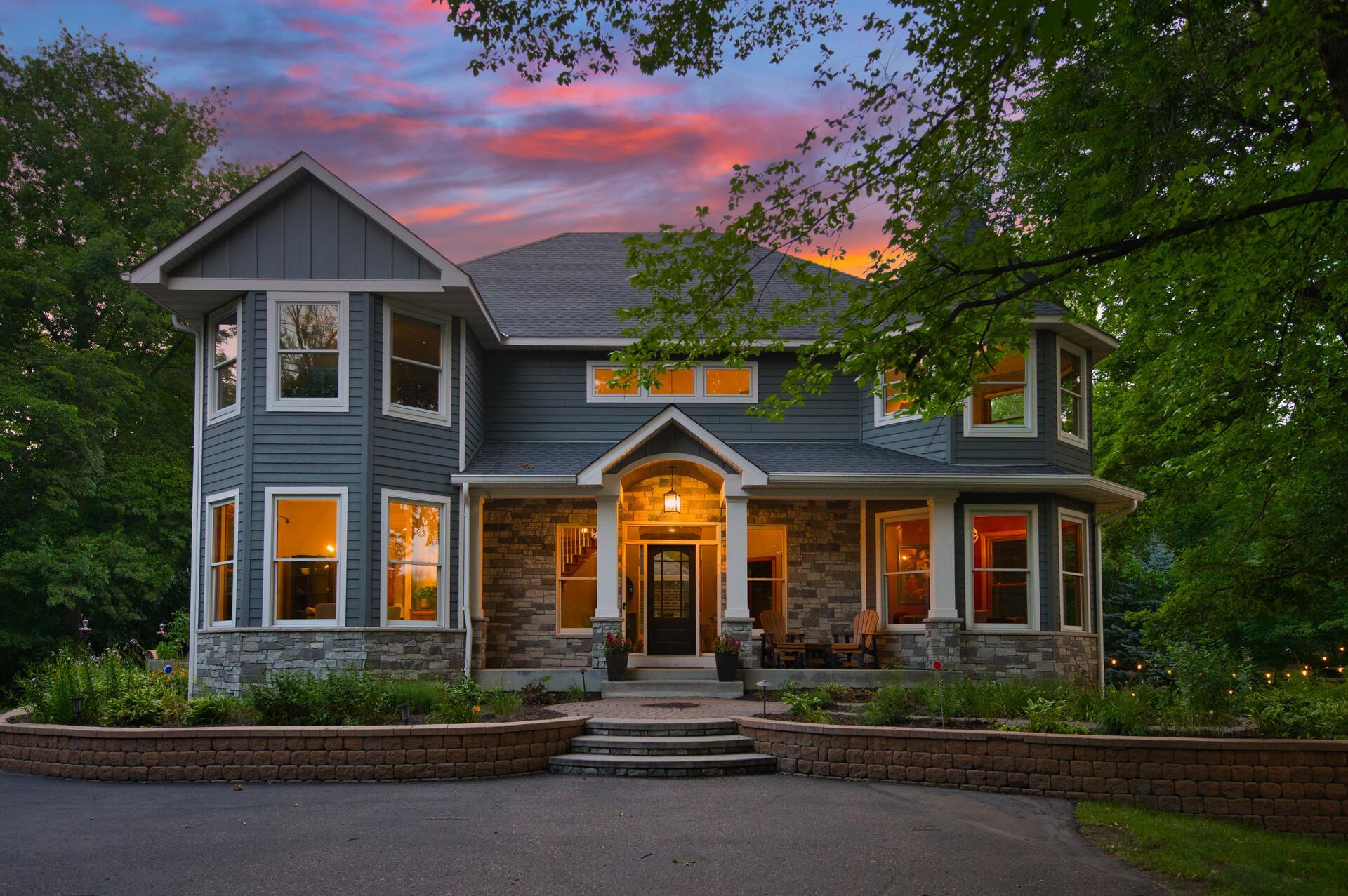This home shines in every season and at every time of day, offering beautiful views and inviting spaces year-round