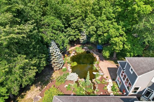 Spend your days swimming laps for exercise, floating peacefully beside the soothing waterfalls, or enjoying the company of the friendly goldfish that call the pond home