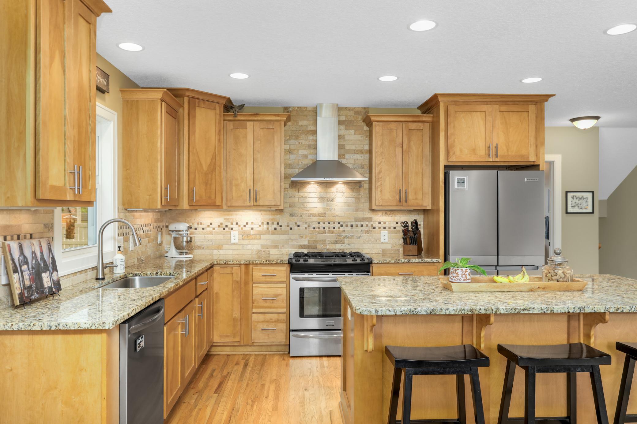All of the appliances have been updated.