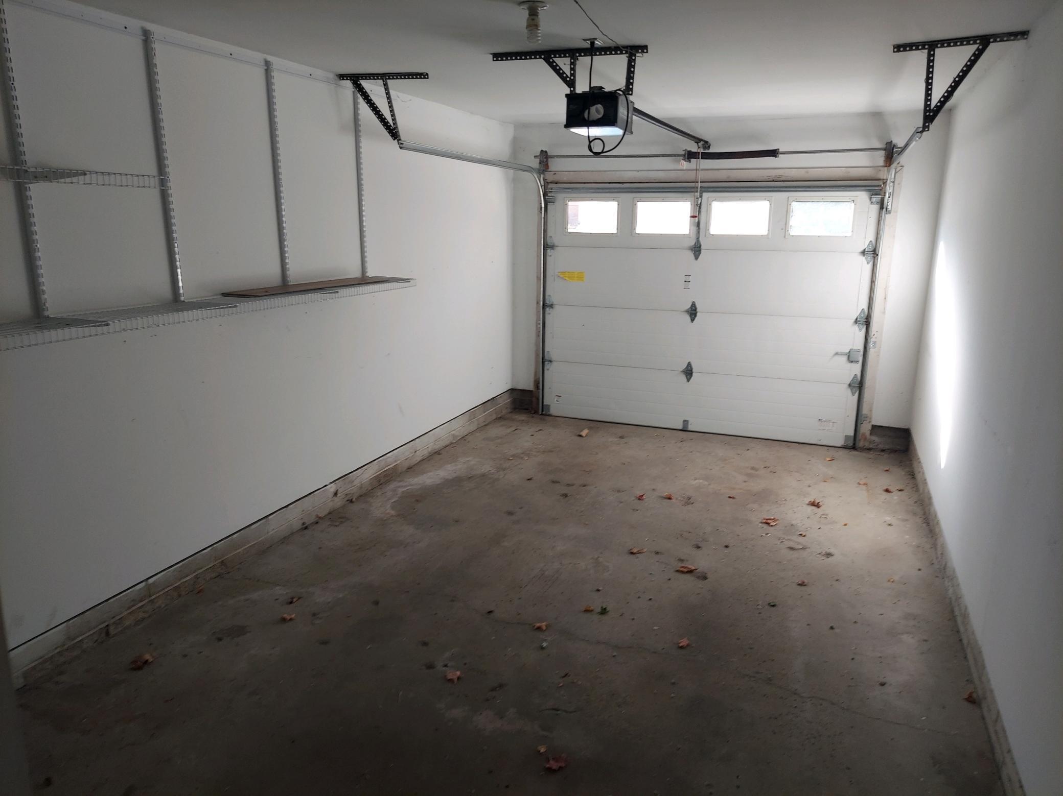 Attached garage