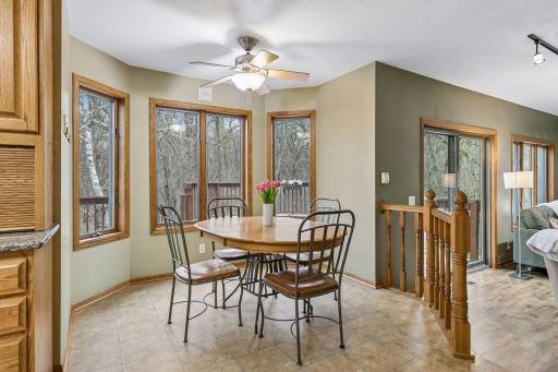 Eat in kitchen dining space