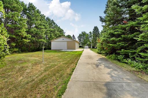 Private cement driveway