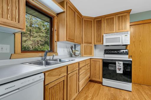 Ample kitchen space