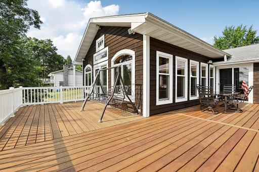 New rebuilt deck