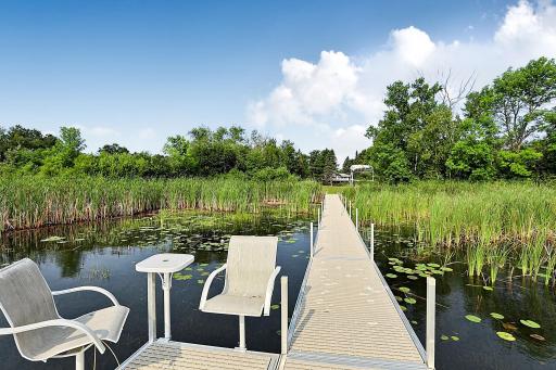 Bring your fishing pole and fish off the dock!