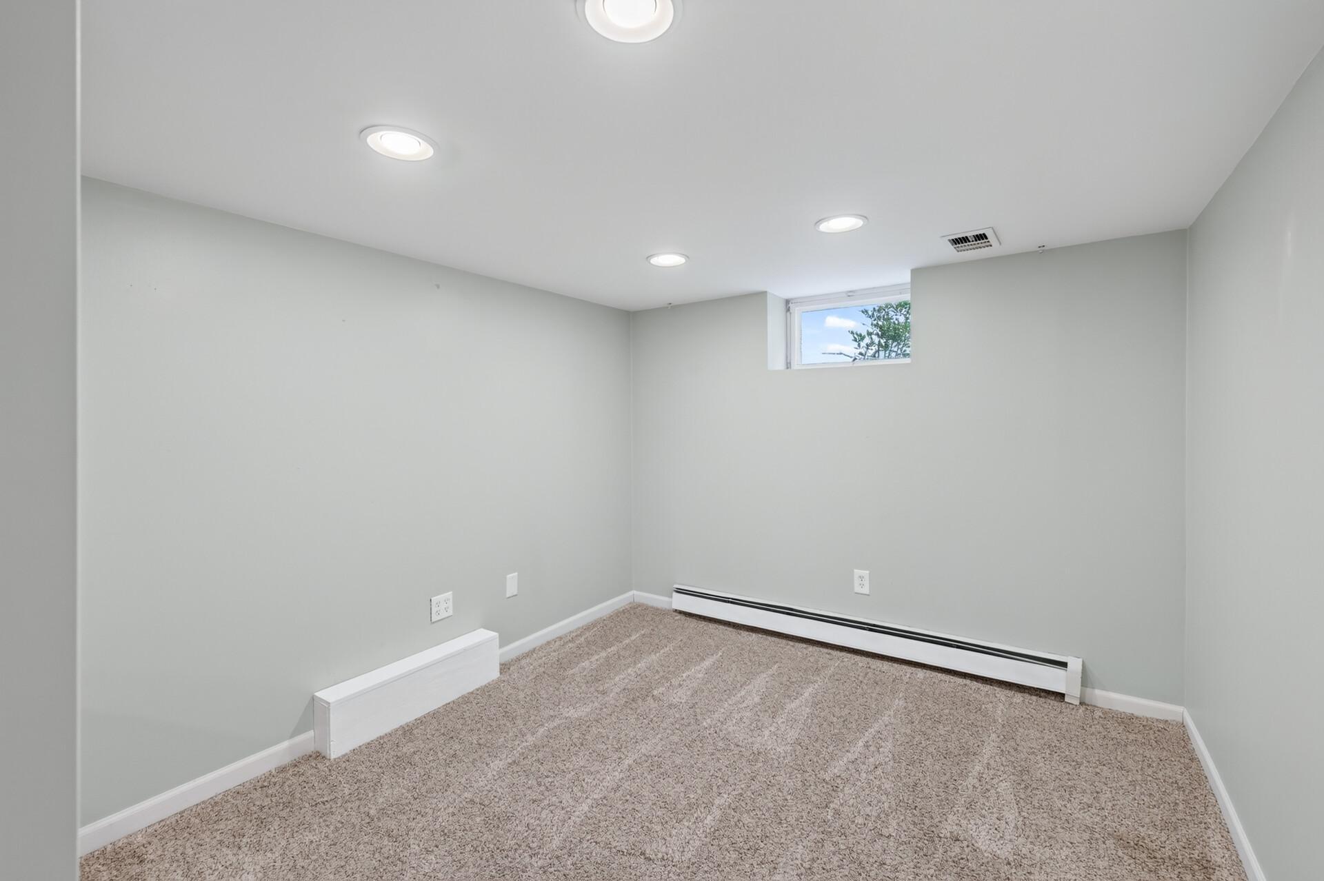 Lower Level Den + Potential 4th bedroom