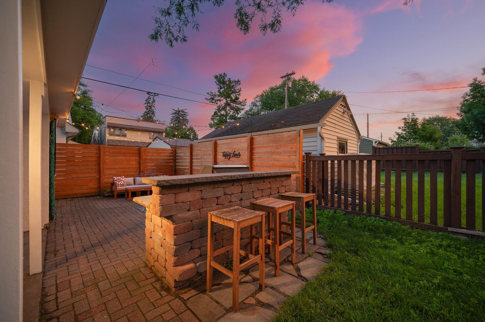 Built in BBQ added 2018