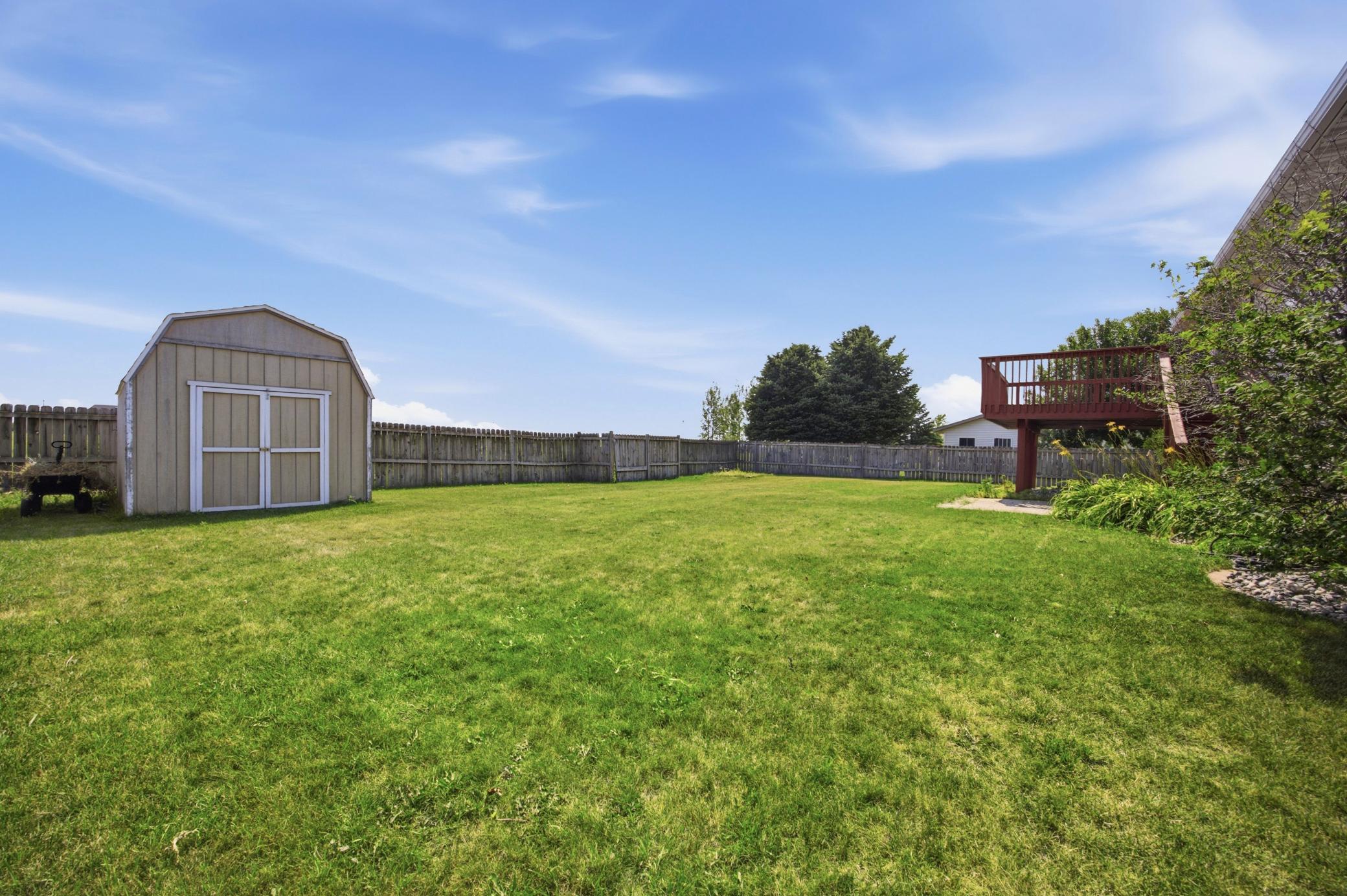 Fenced Backyard