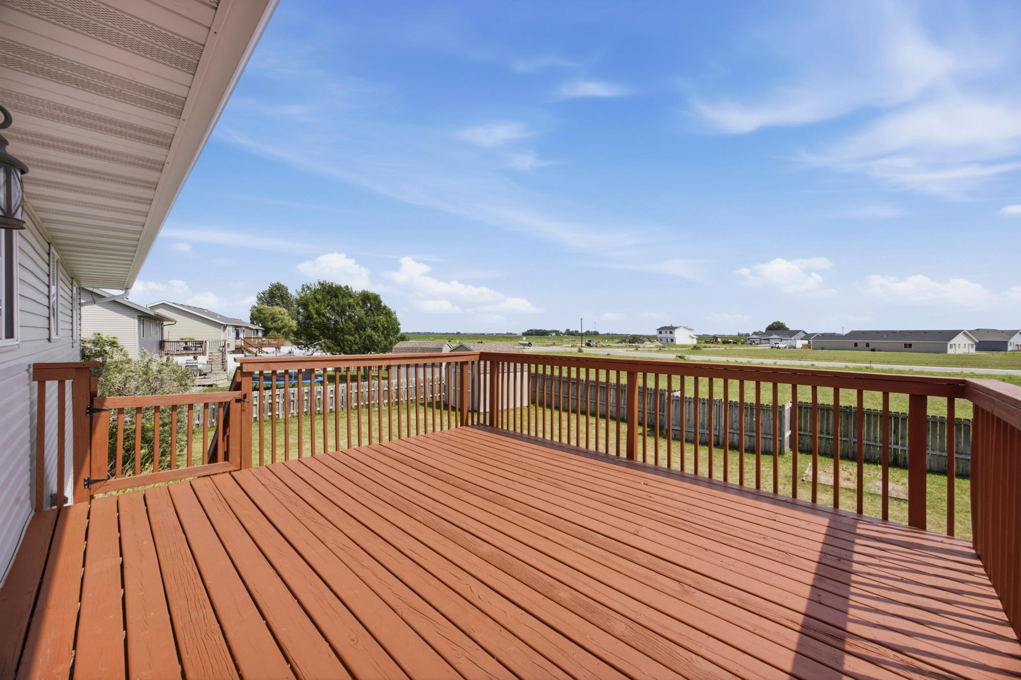 Freshly Stained Deck
