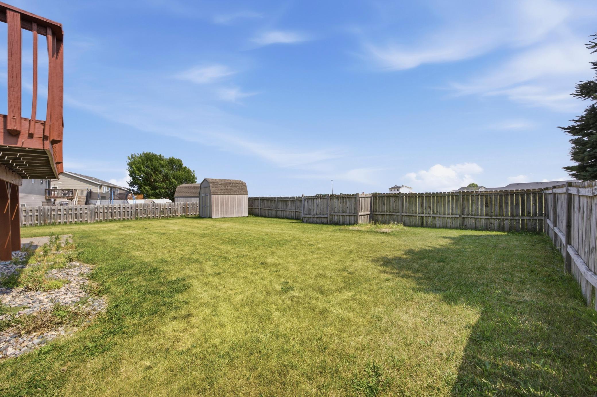 Fenced Backyard