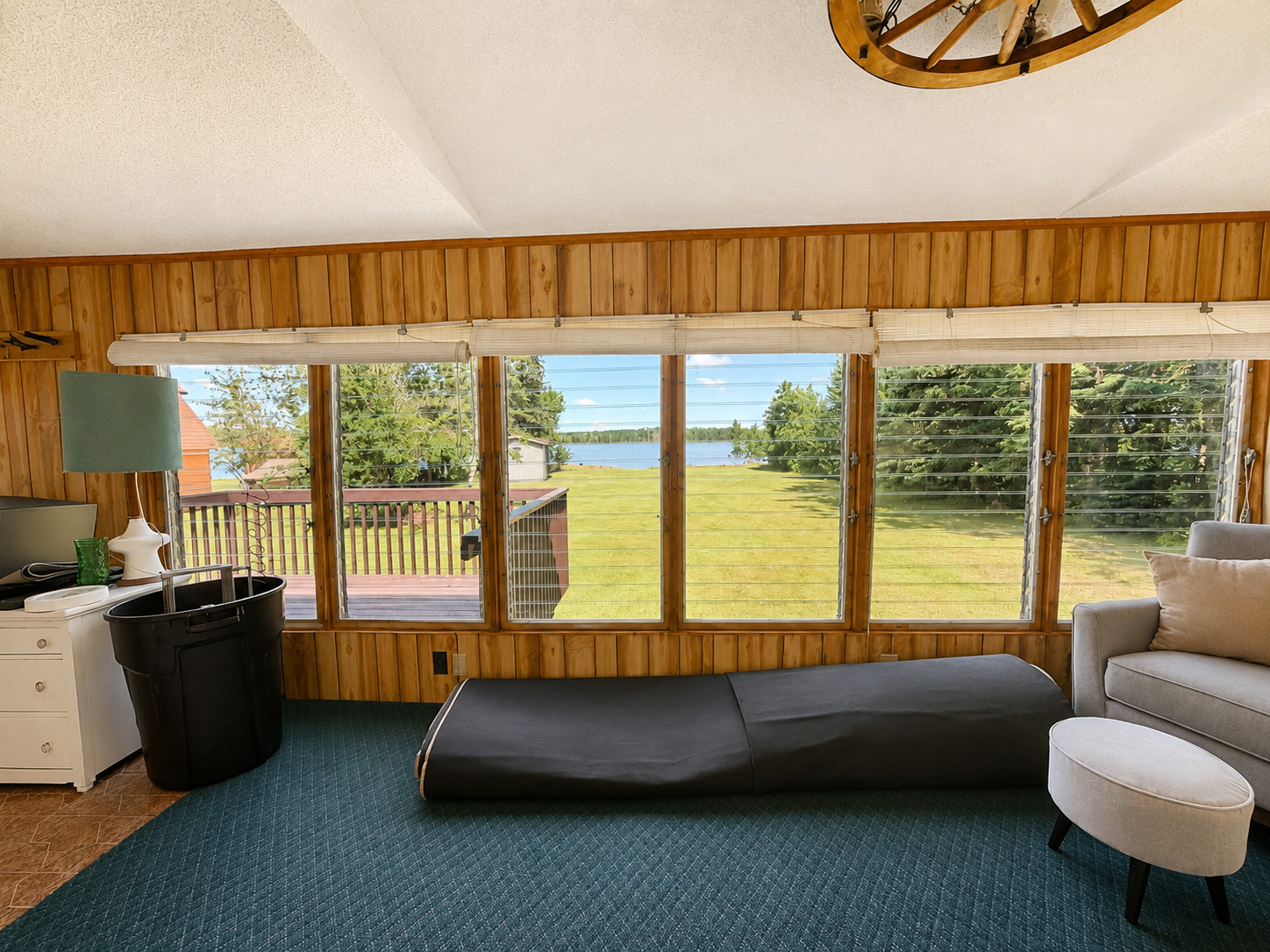 Expansive Lakeside Windows