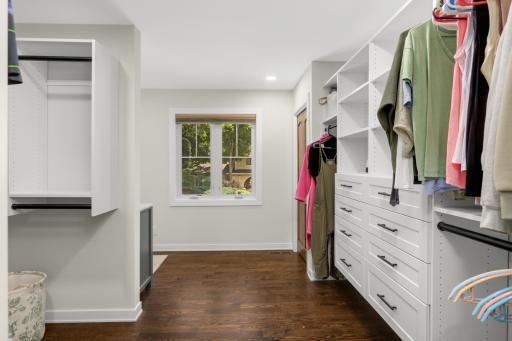 Primary bedroom closet