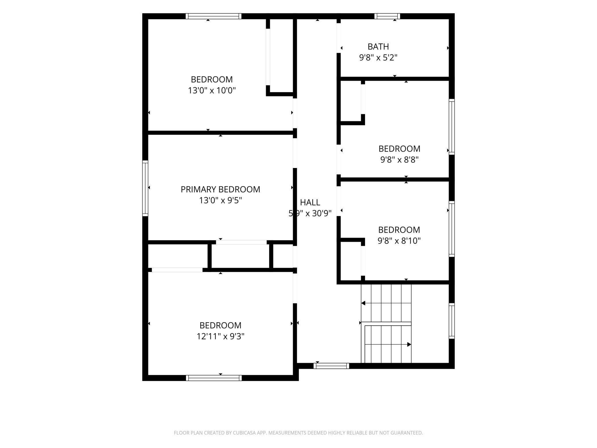 Upper Level Floorplan