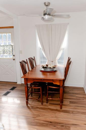 Designated dining space large enough for 6 or more!
