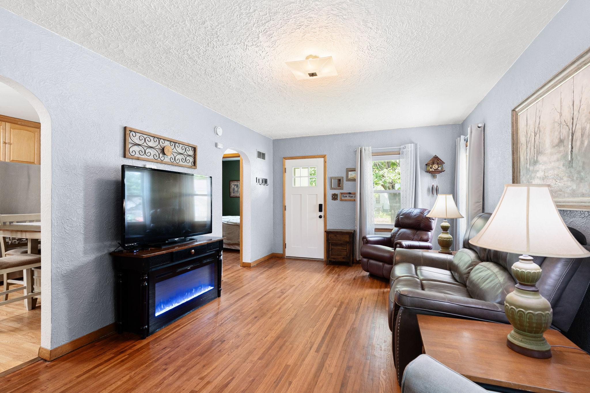 Living Room with Hardwood Floor