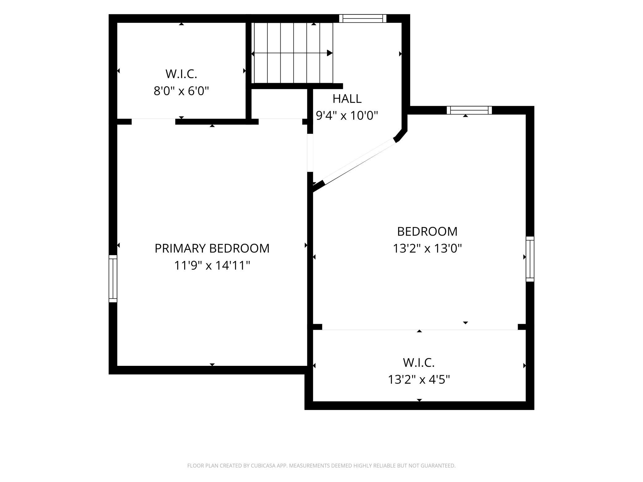 Upper Level Floor Plan