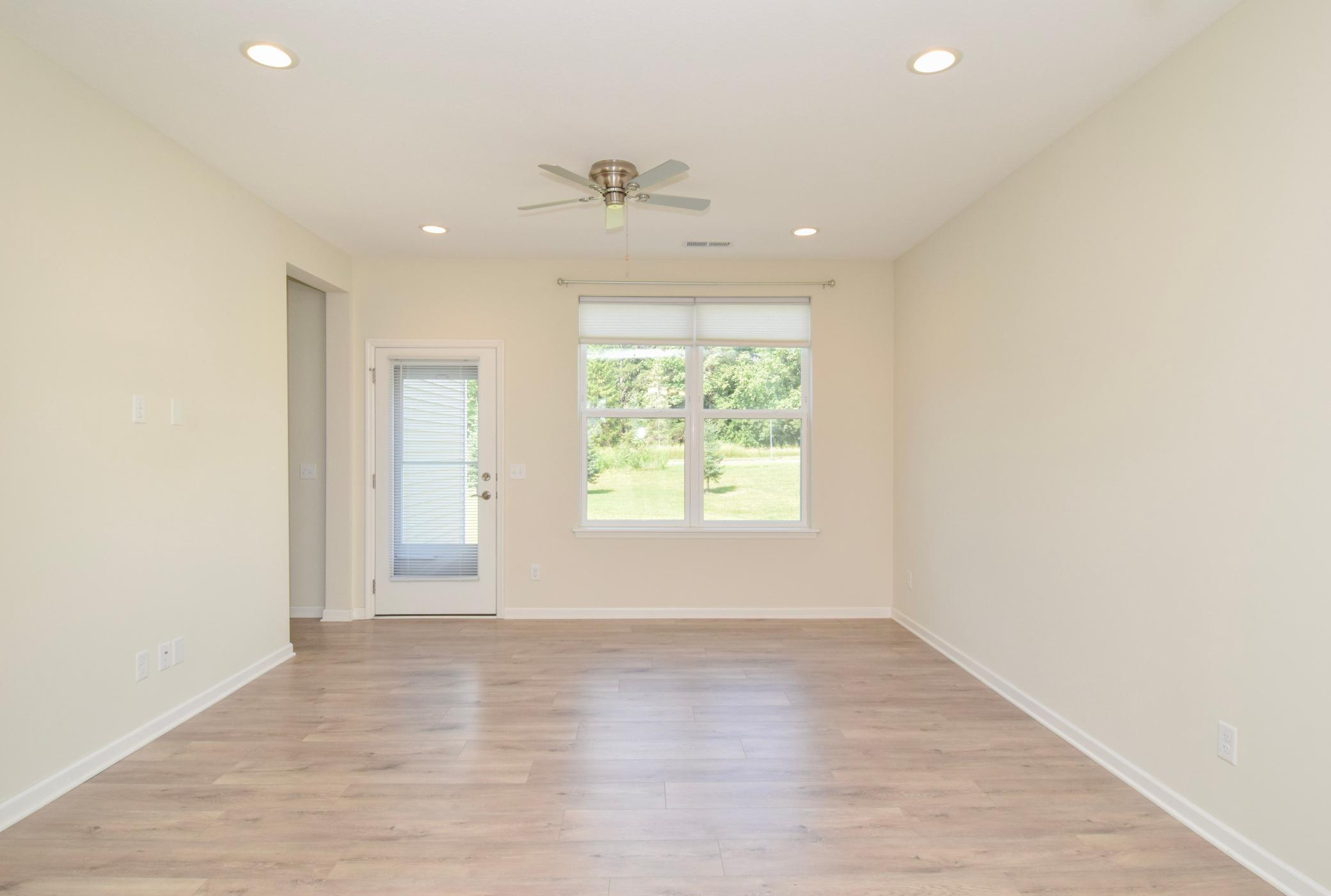 Front to Back Windows Drenches Rooms in Light & Views Are Great!