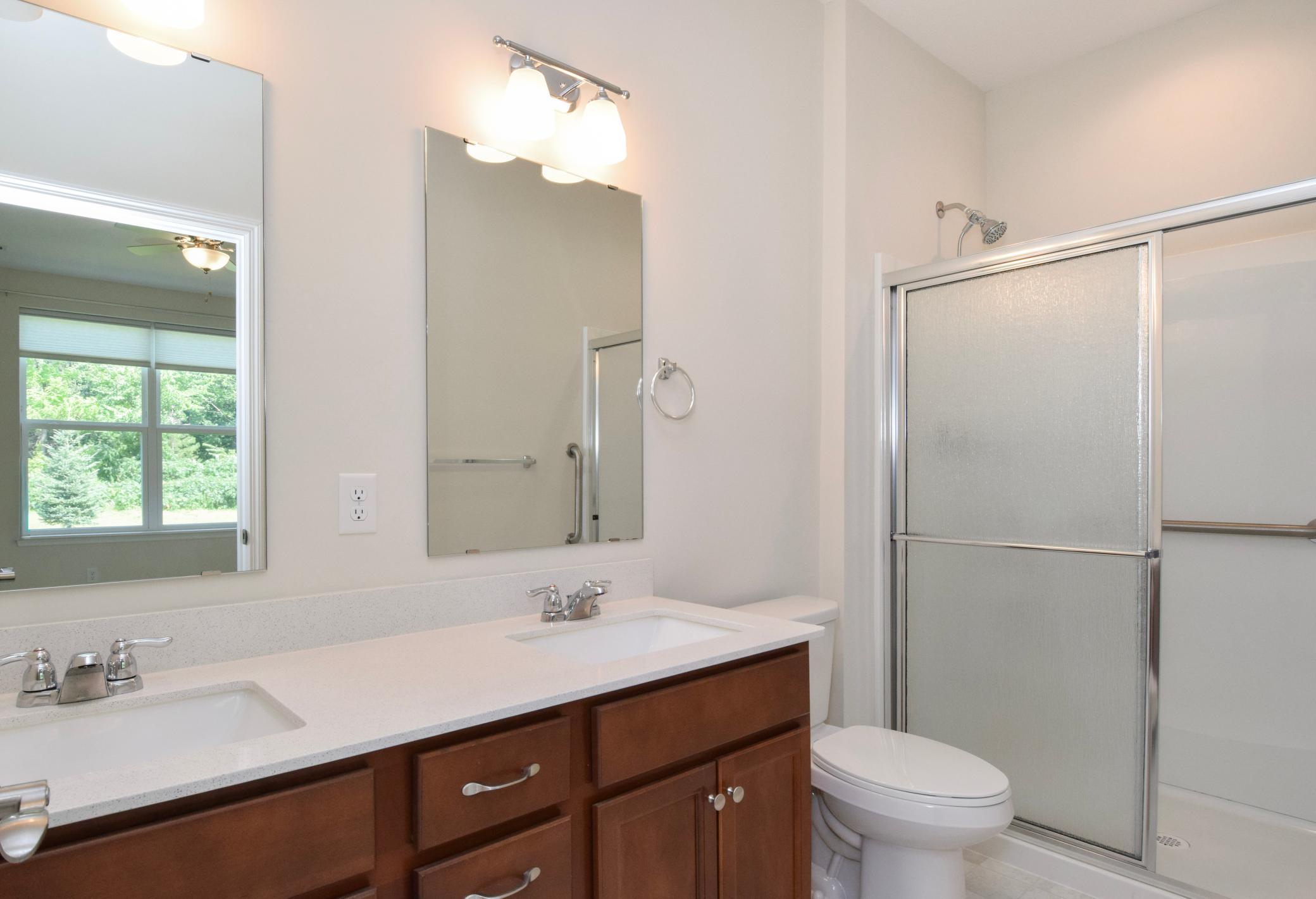 Primary Bath Complete w/TWO SINKS!