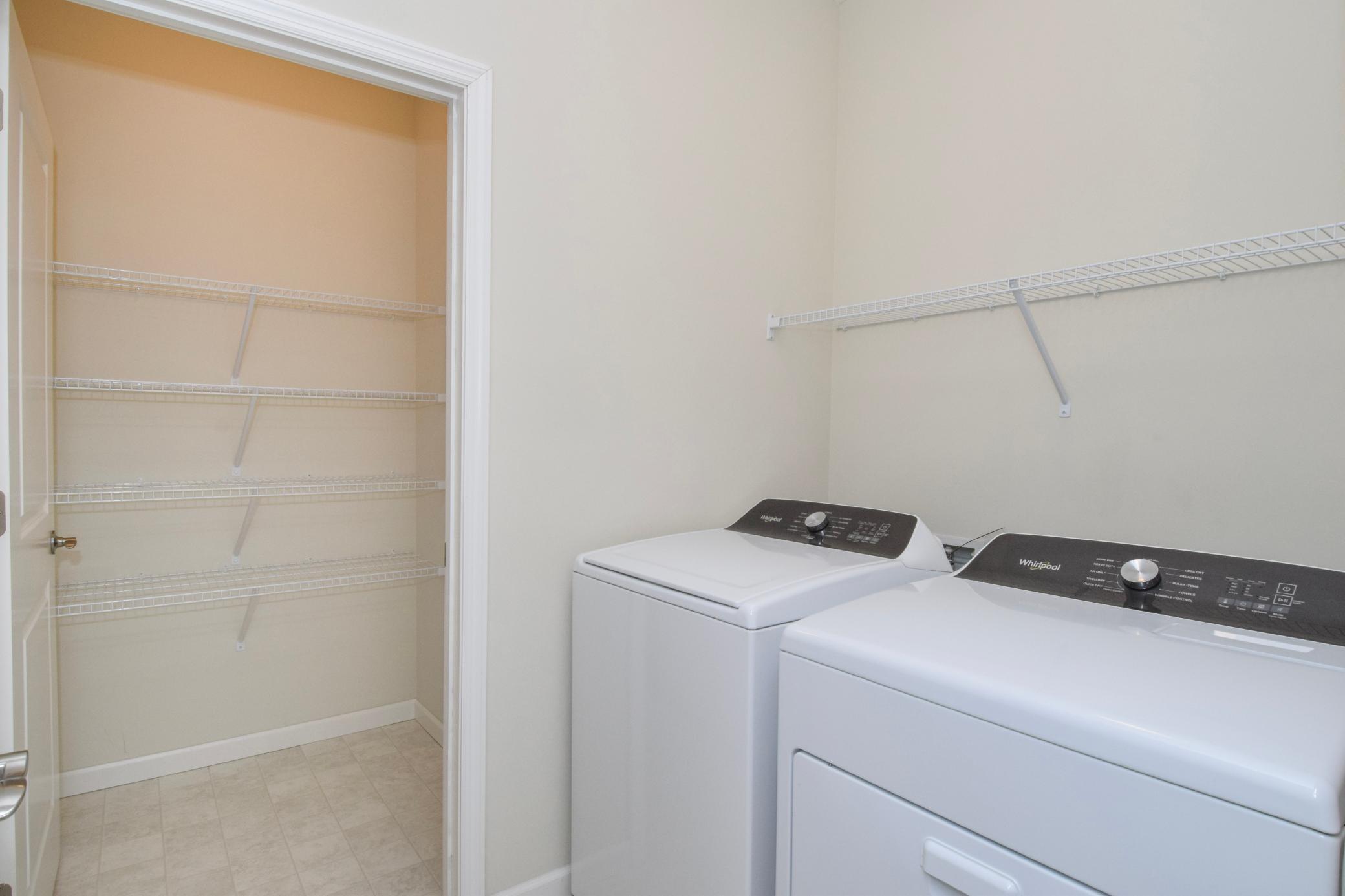 Laundry Room-NOT a Closet BUT...Room Has a Closet for STORAGE!!!