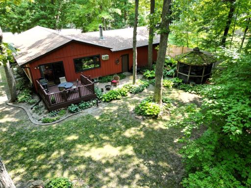 Located on almost an acre - the backyard is such an amazing spot with so many options to hang out!