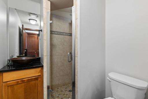 Main level bath is a 3/4.